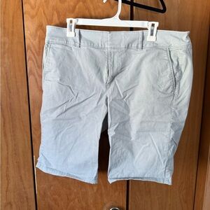 LOFT Women's Light Blue Bermudas